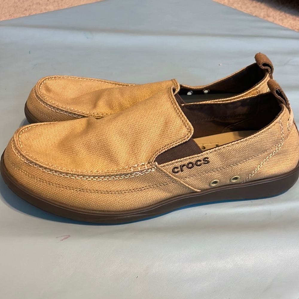 Mens Croc loafer slip-ons